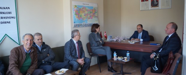 Bulgaristan Cumhuriyeti Büyükelçisi Sayın Neynski  Edirne Balkan Türkleri Federasyonunu Ziyaret Etti
