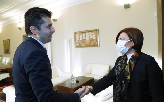 Başbakan Petkov, Türkiye Büyükelçisi Aylin Sekizkök ile görüştü